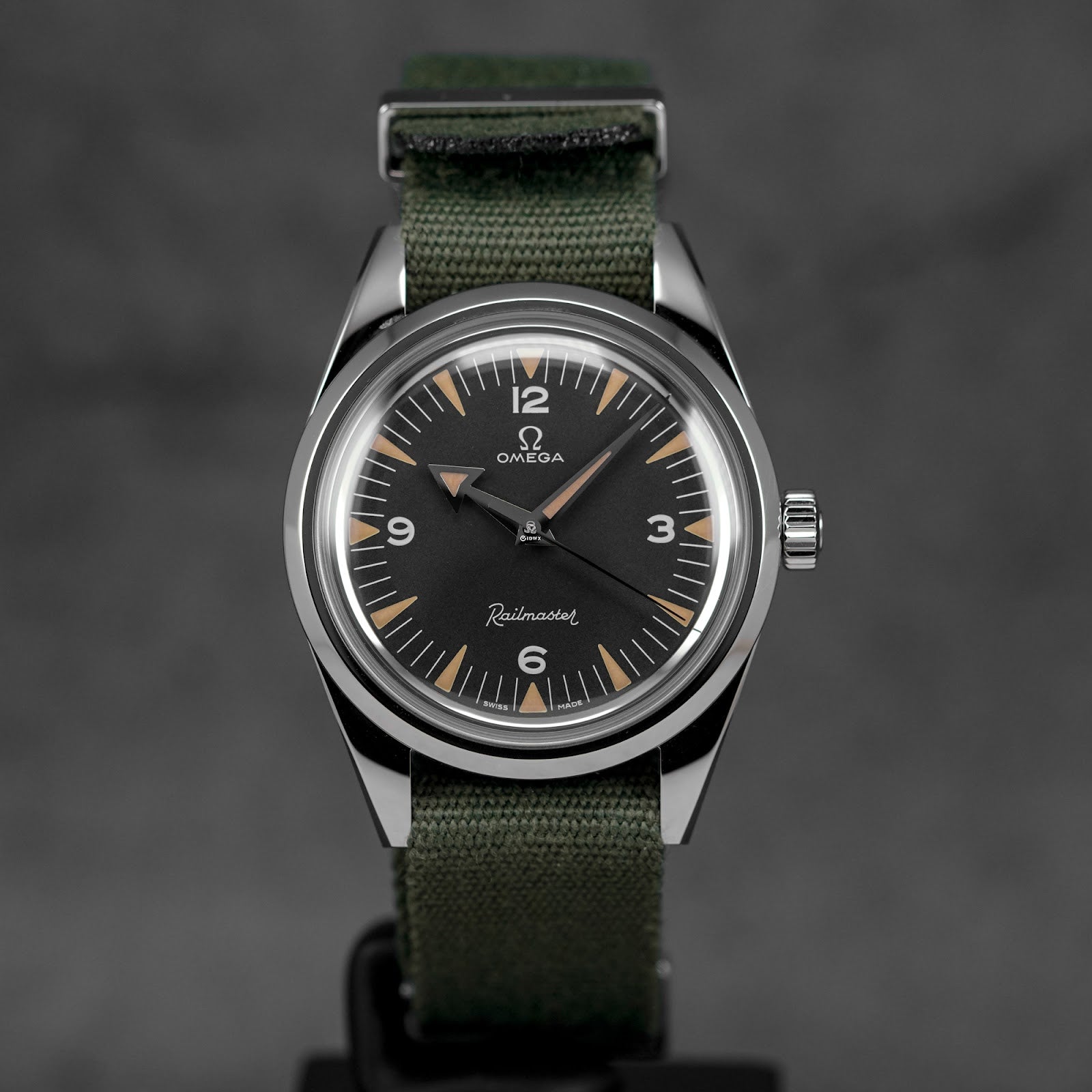 SEAMASTER RAILMASTER BLACK DIAL NATO STRAP LIMITED EDITION (WATCH ONLY)