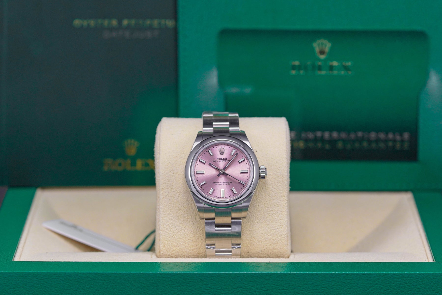 OYSTER PERPETUAL 28MM PINK DIAL (2023)