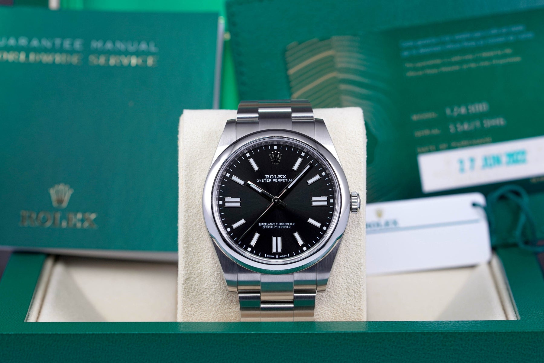 OYSTER PERPETUAL 41MM BLACK DIAL (2022)