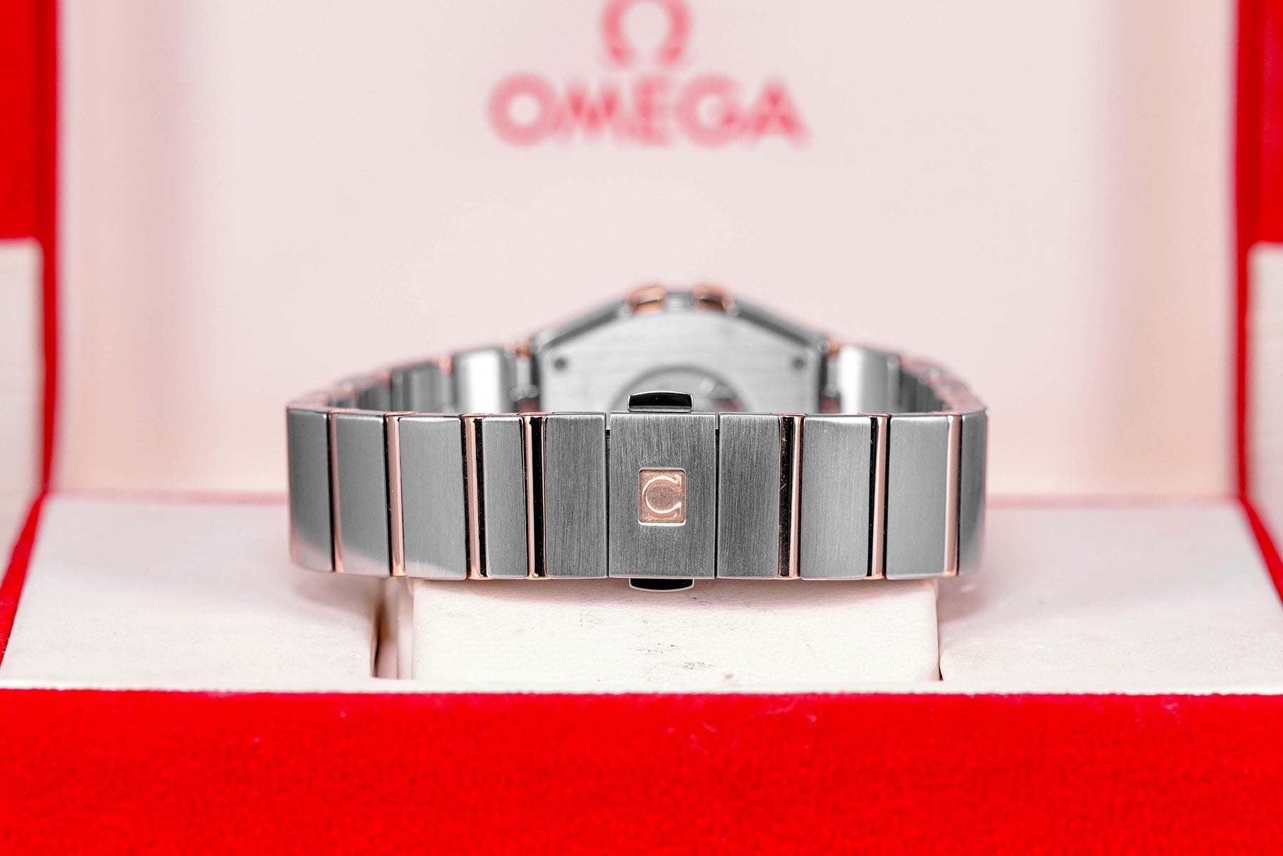 CONSTELLATION 27MM TWOTONE ROSEGOLD MOP DIAMOND DIAL (2019)