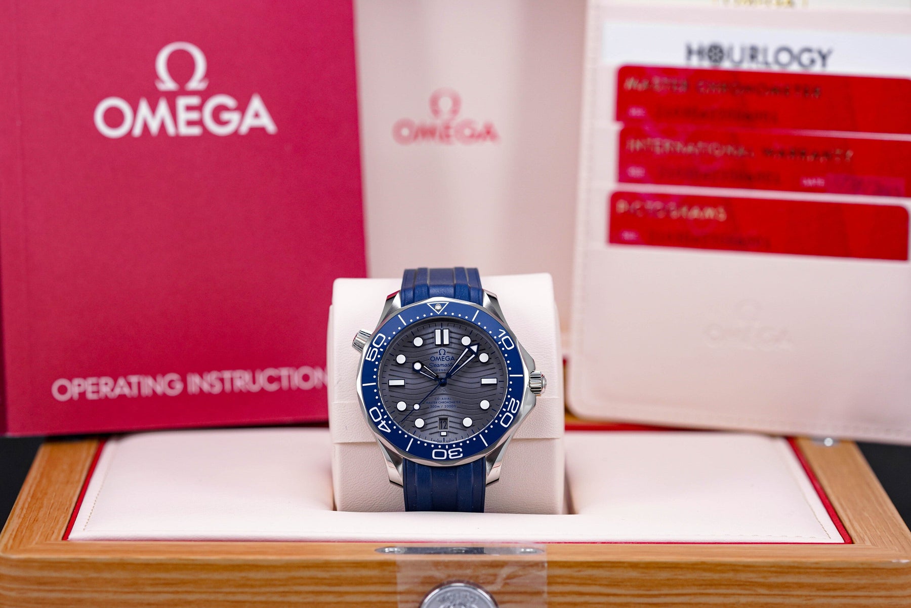 SEAMASTER DIVER 300 GREY DIAL RUBBER STRAP (2022)