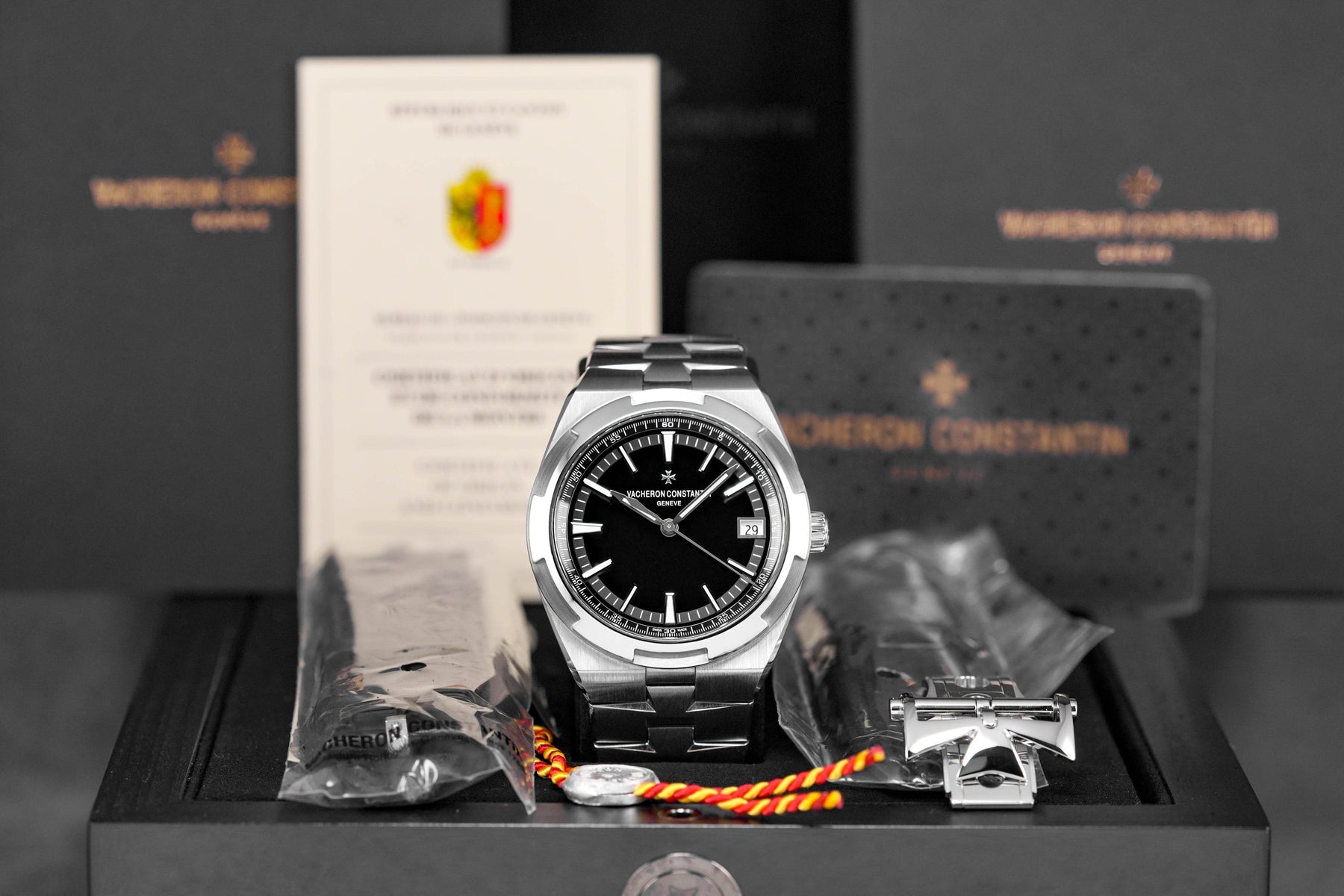 Overseas Black Dial