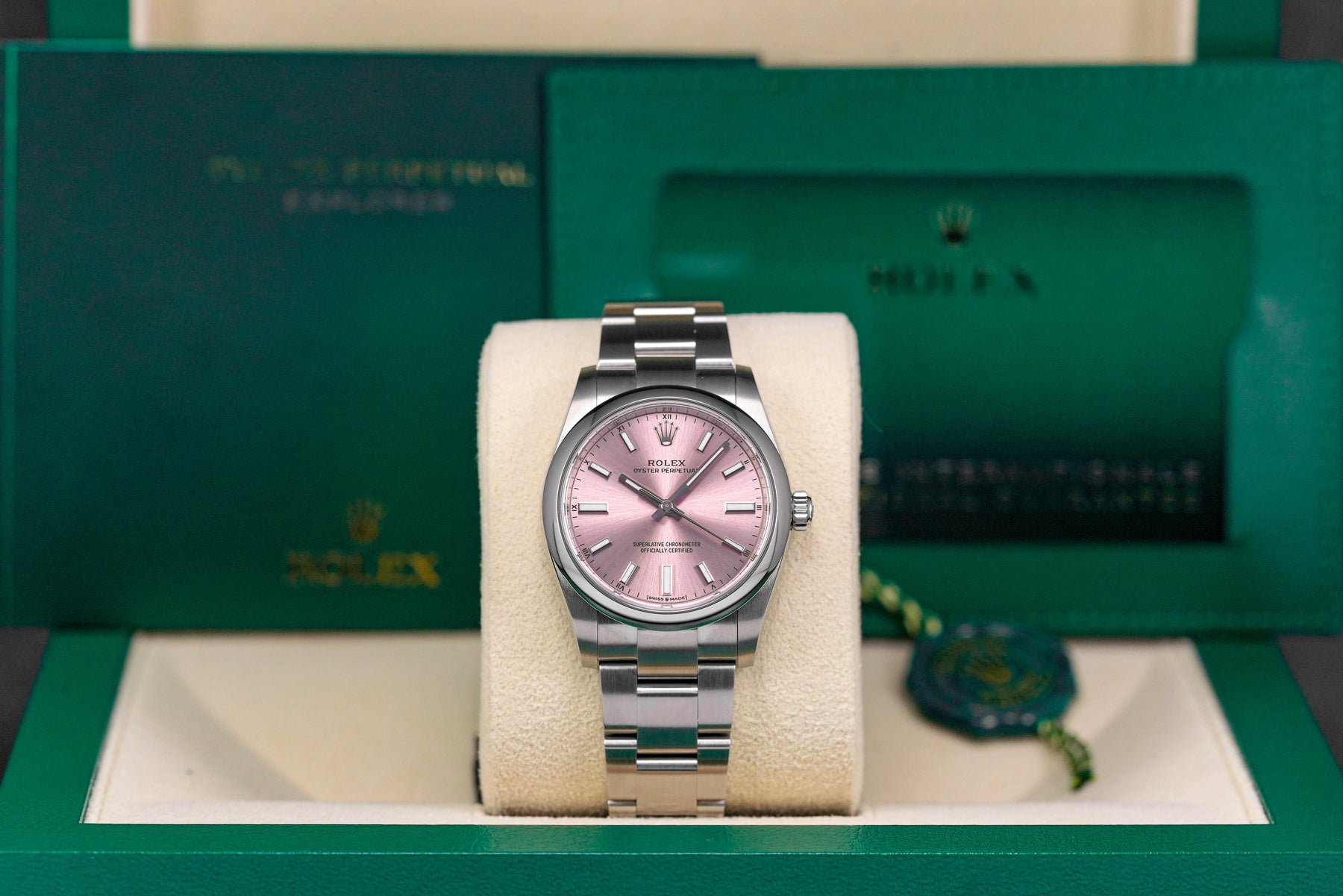 Oyster Perpetual 34 Pink Indonesia