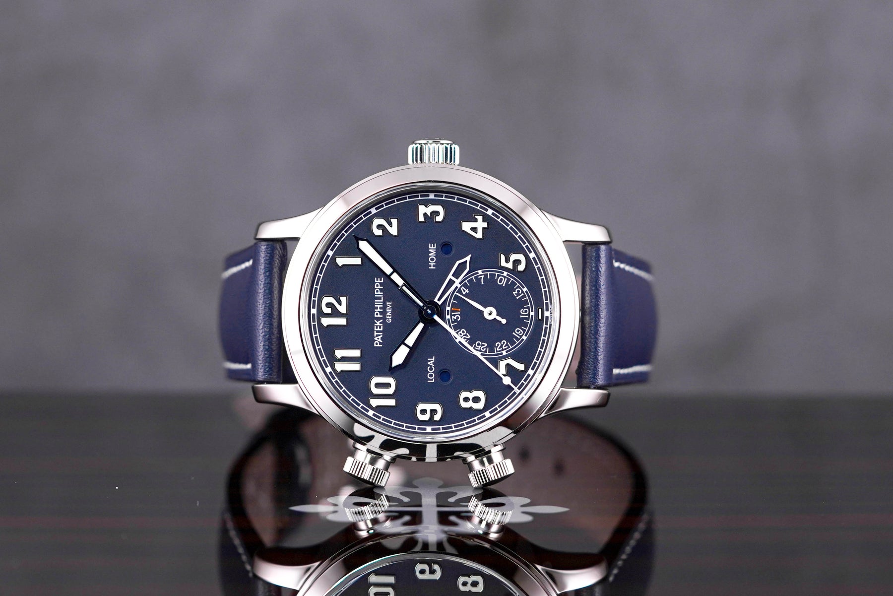 CALATRAVA PILOT LADIES TRAVEL TIME 7234G WHITEGOLD (2022)