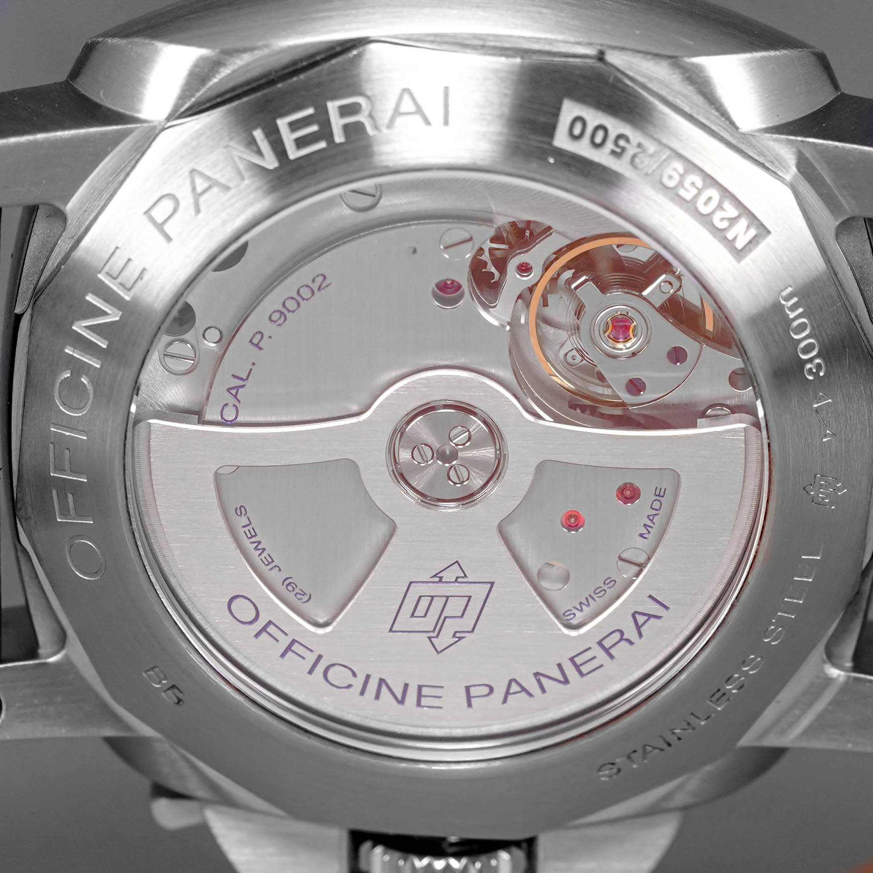 LUMINOR 1950 3 DAYS GMT 44MM BLACK DIAL PAM 321 (2012)