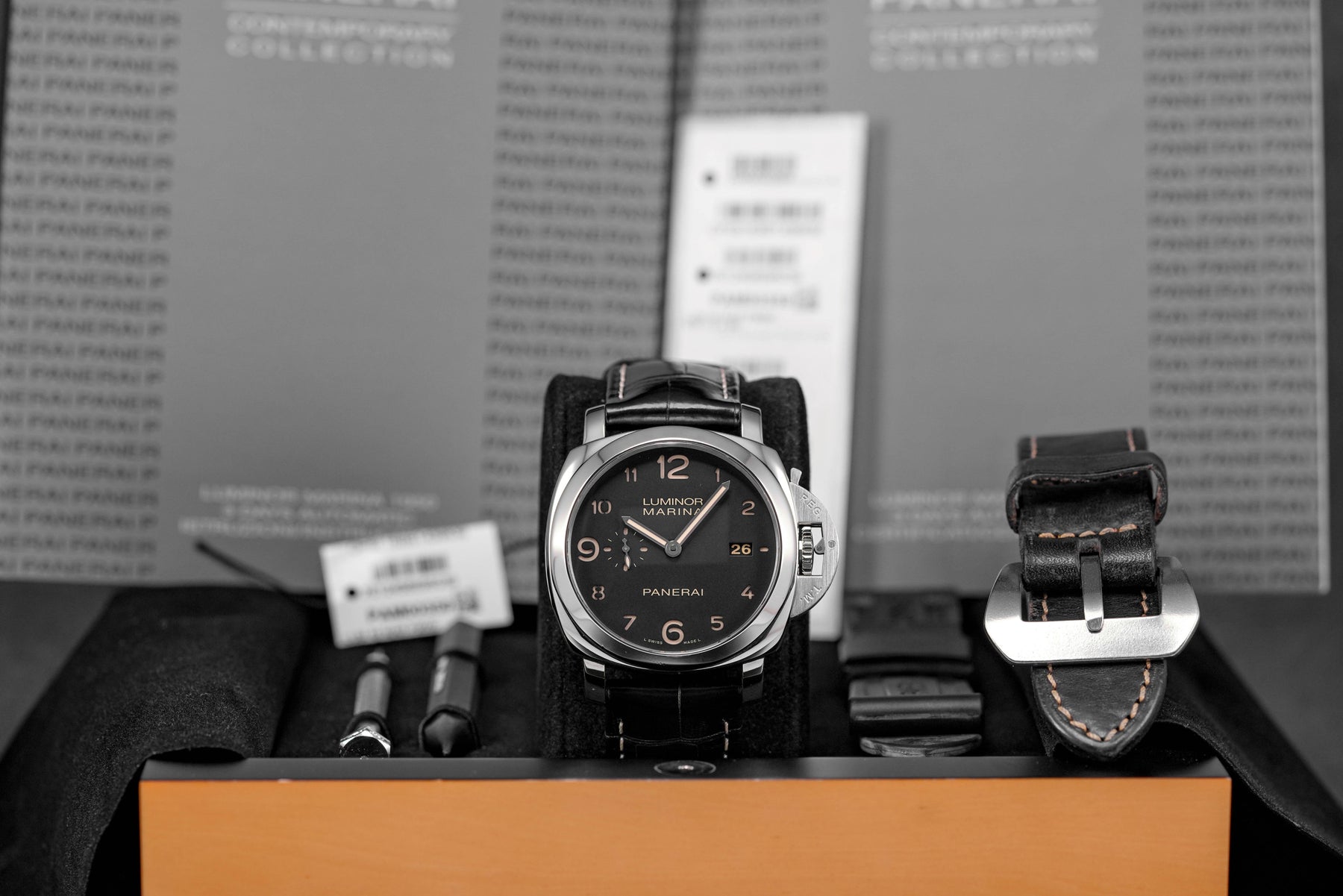 LUMINOR MARINA 1950 3 DAYS 44MM BLACK DIAL PAM 359 (2011)