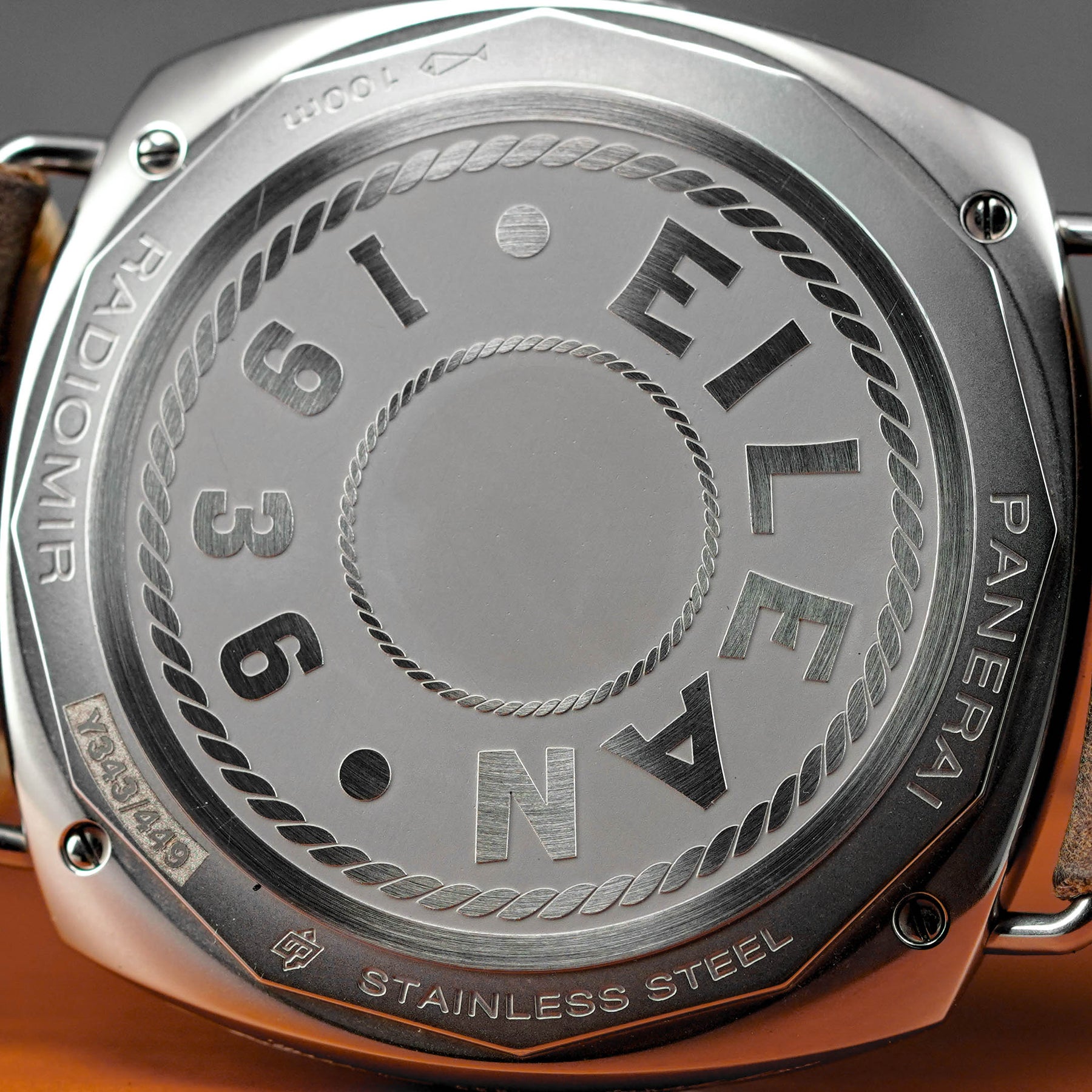 RADIOMIR 'EILEAN 1936' 45MM STEEL PATINA BROWN DIAL PAM 1243 LIMITED EDITION (2023)