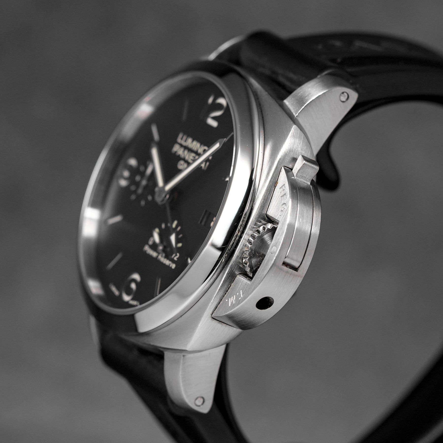 LUMINOR 1950 3 DAYS GMT 44MM BLACK DIAL PAM 321 (2015)