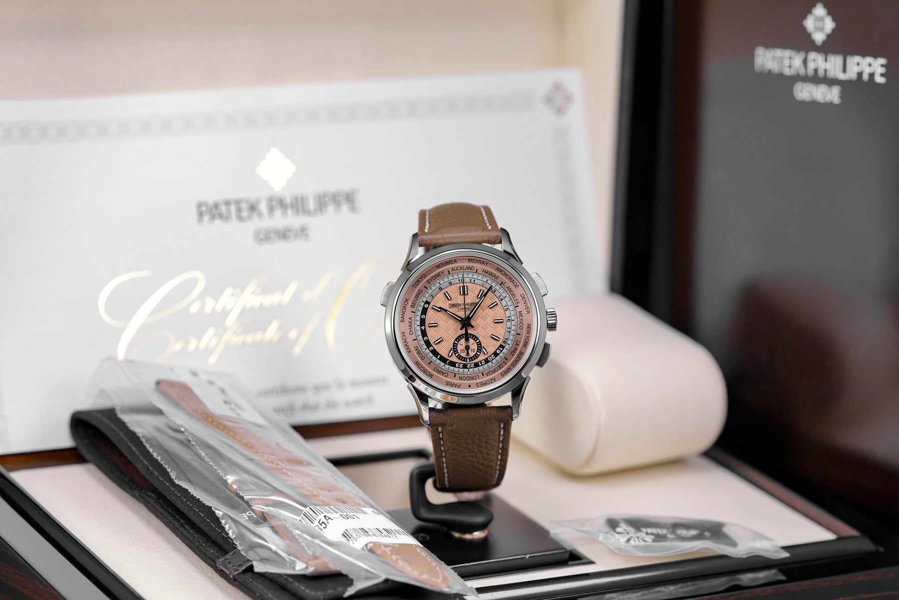 COMPLICATIONS 5935A WORLD TIME FLYBACK CHRONOGRAPH SALMON DIAL (2025)