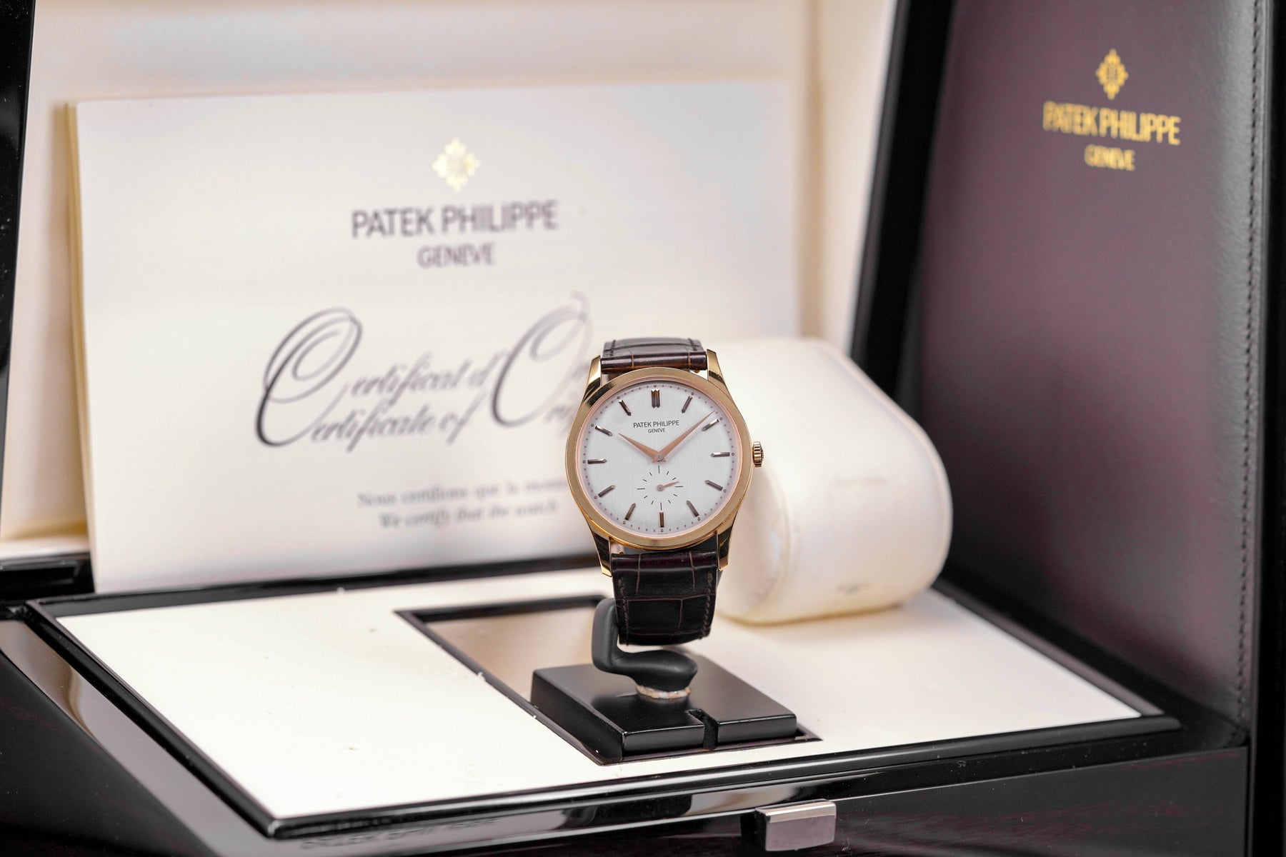 Harga Patek Calatrava 5196R Rosegold Rosegold Silver