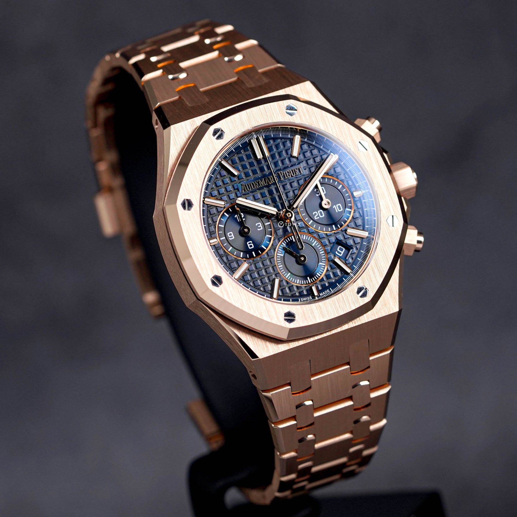 ROYAL OAK CHRONOGRAPH 38MM ROSEGOLD BLUE DIAL (2023)