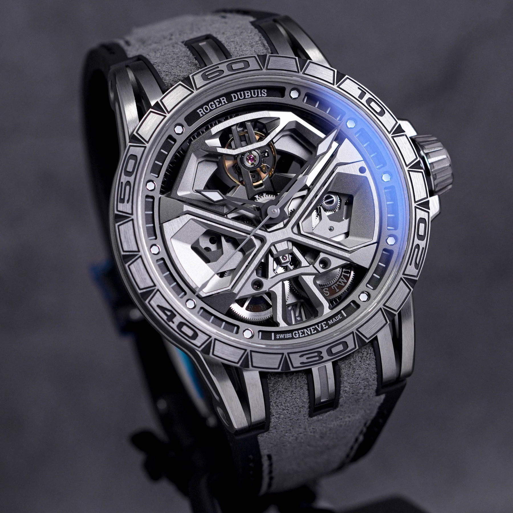 EXCALIBUR SPIDER HURACAN TITANIUM 45MM (2022)