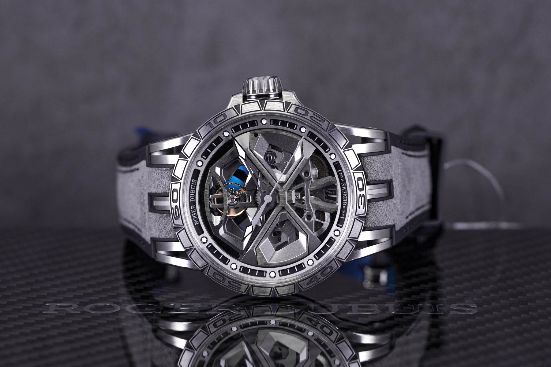 EXCALIBUR SPIDER HURACAN TITANIUM 45MM (2022)