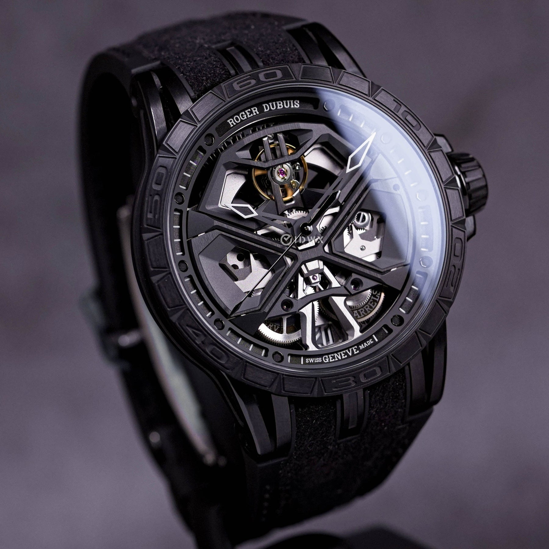 EXCALIBUR SPIDER HURACAN 45MM BLACK DLC TITANIUM (2022)