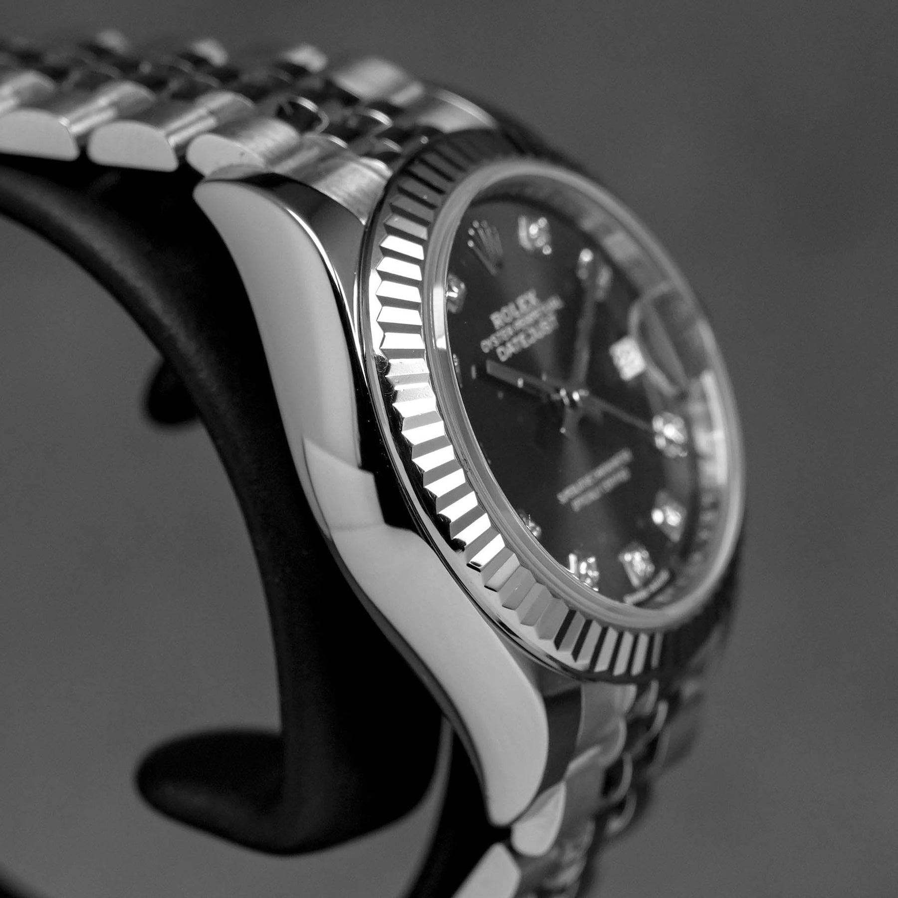DATEJUST 28MM RHODIUM DIAMOND DIAL (2019)