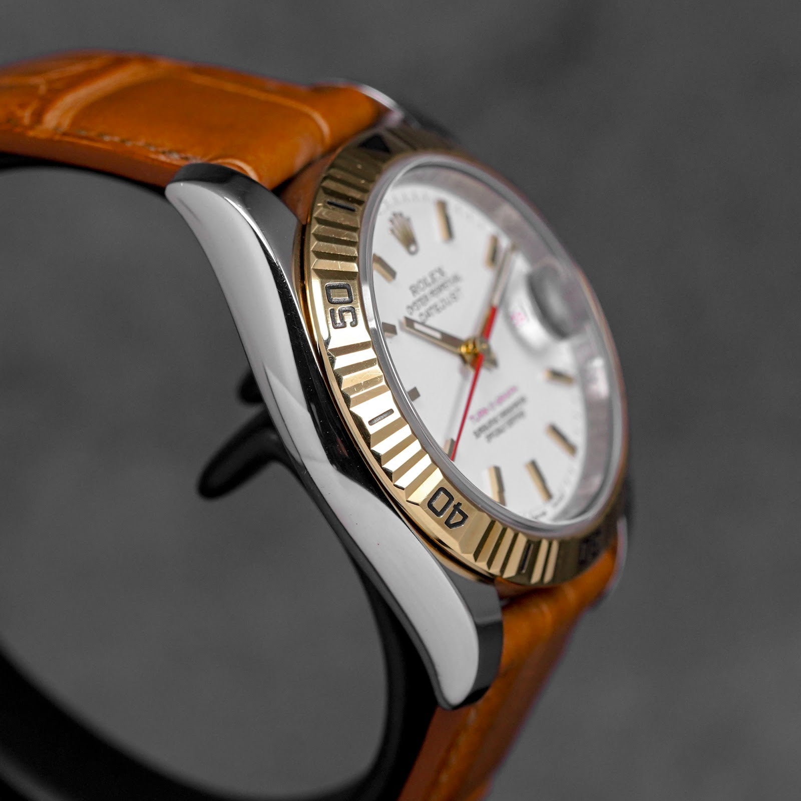 DATEJUST 36MM TWOTONE YELLOWGOLD TURN-O-GRAPH WHITE DIAL (2008)