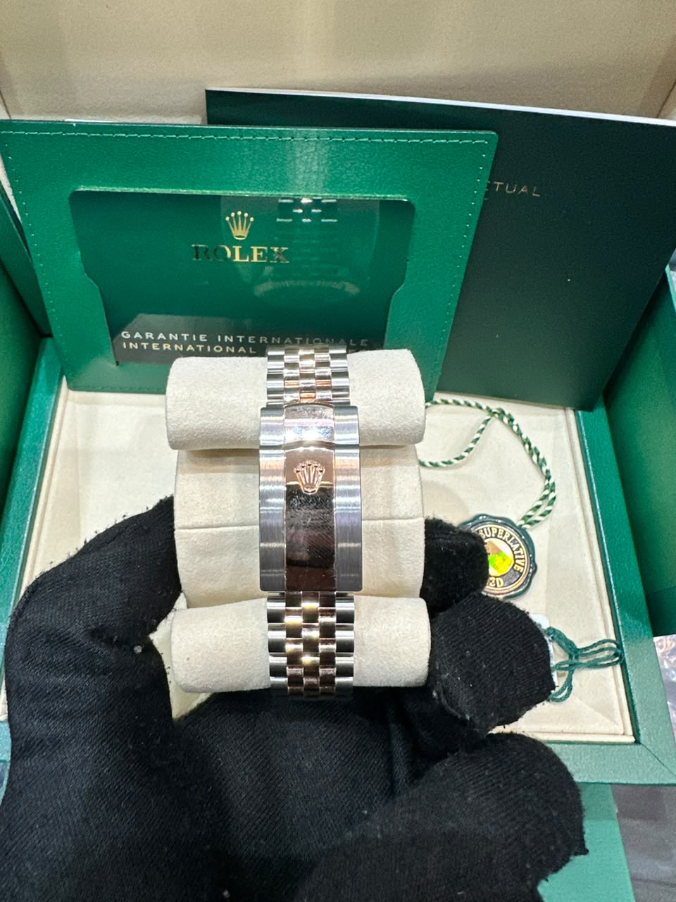 DATEJUST 41MM TWOTONE ROSEGOLD WIMBLEDON DIAL (2025)