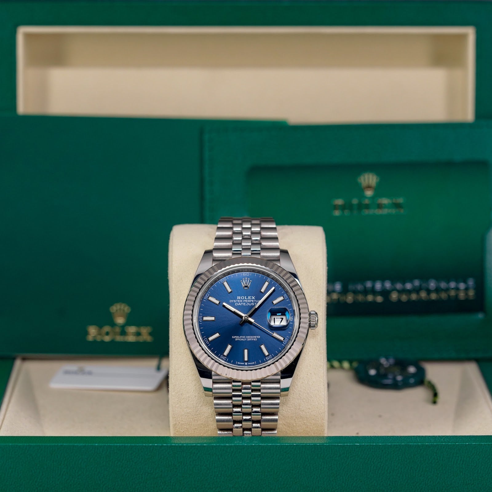 DATEJUST 41MM BLUE DIAL (2025)