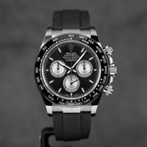 DAYTONA OYSTERFLEX WHITEGOLD BLACK DIAL RING BEZEL (2024)