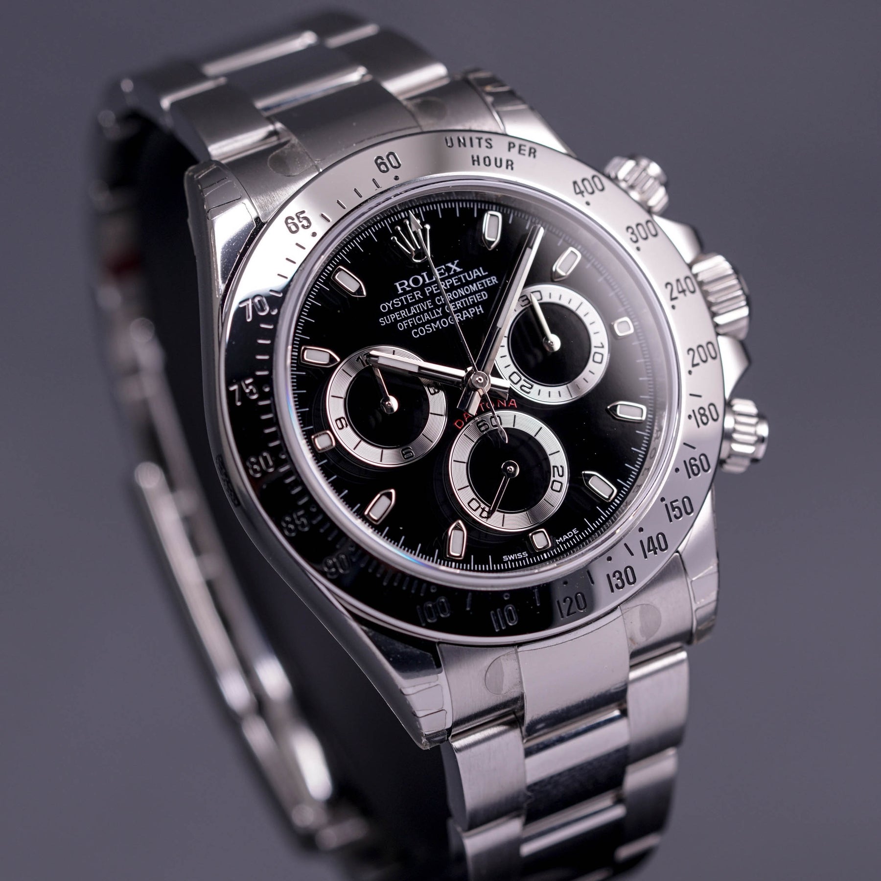 DAYTONA STEEL BLACK DIAL (2012)