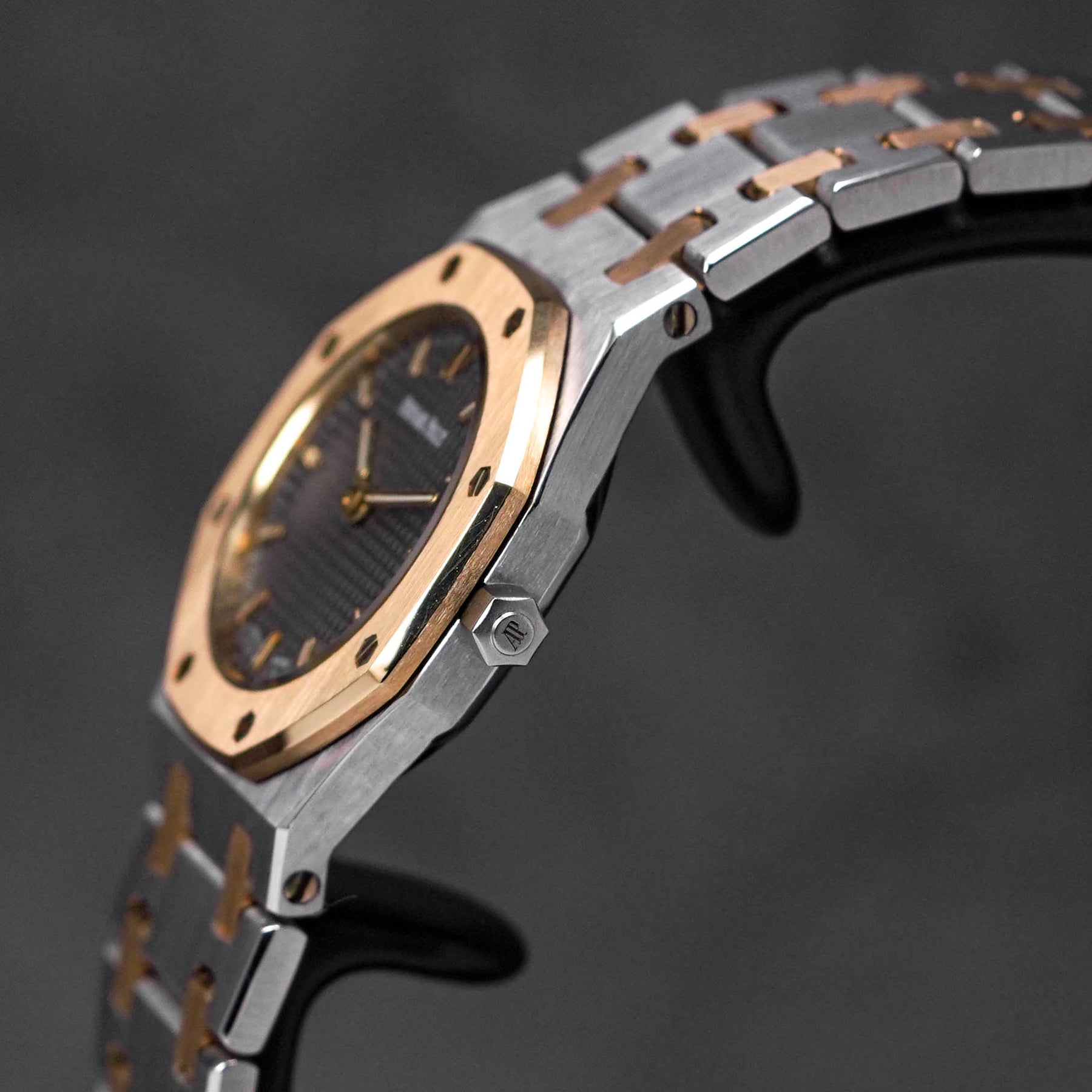 ROYAL OAK LADY 25MM 67469SA TWOTONE YELLOWGOLD GREY DIAL (2006)