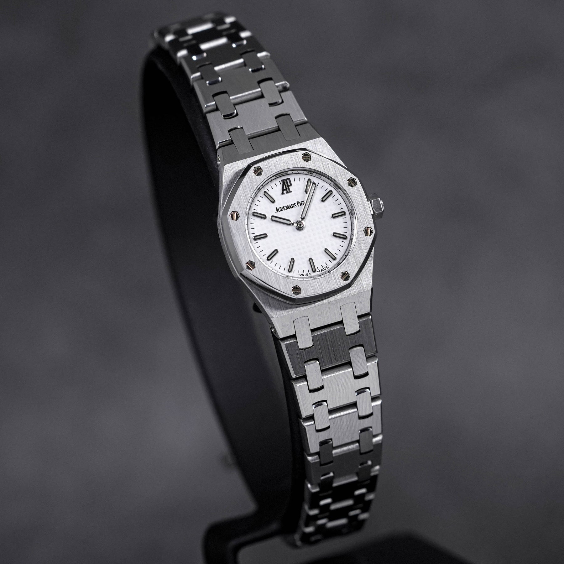 ROYAL OAK LADY 20MM 67075ST WHITE DIAL (2002)