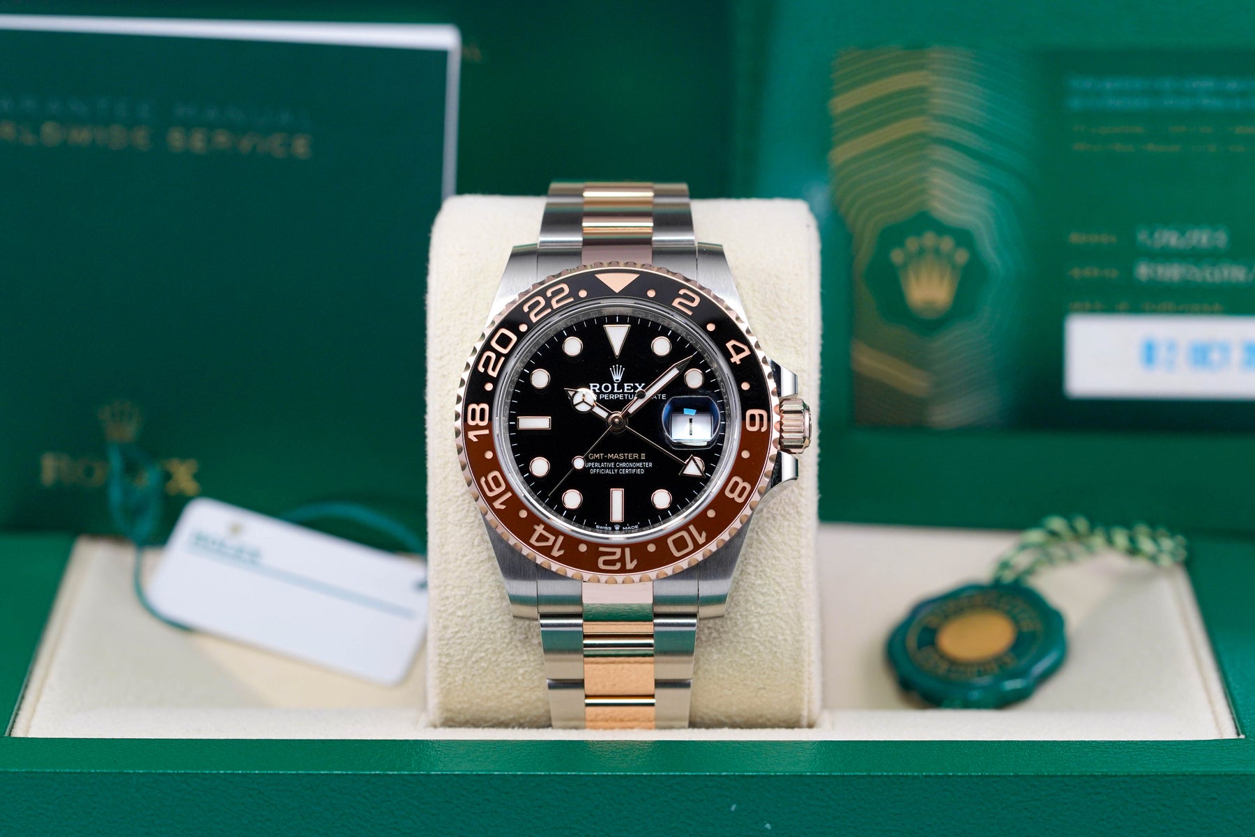 GMT MASTER-II TWOTONE ROSEGOLD ROOTBEER (2023)