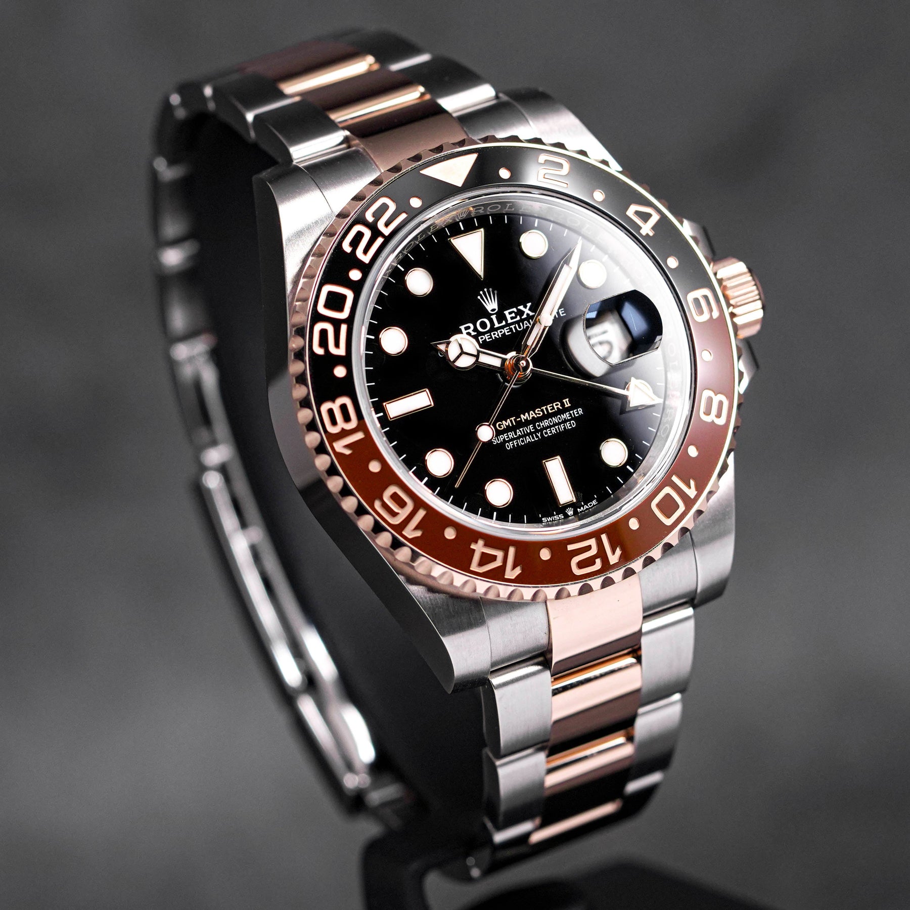 GMT MASTER-II TWOTONE ROSEGOLD ROOTBEER (2023)