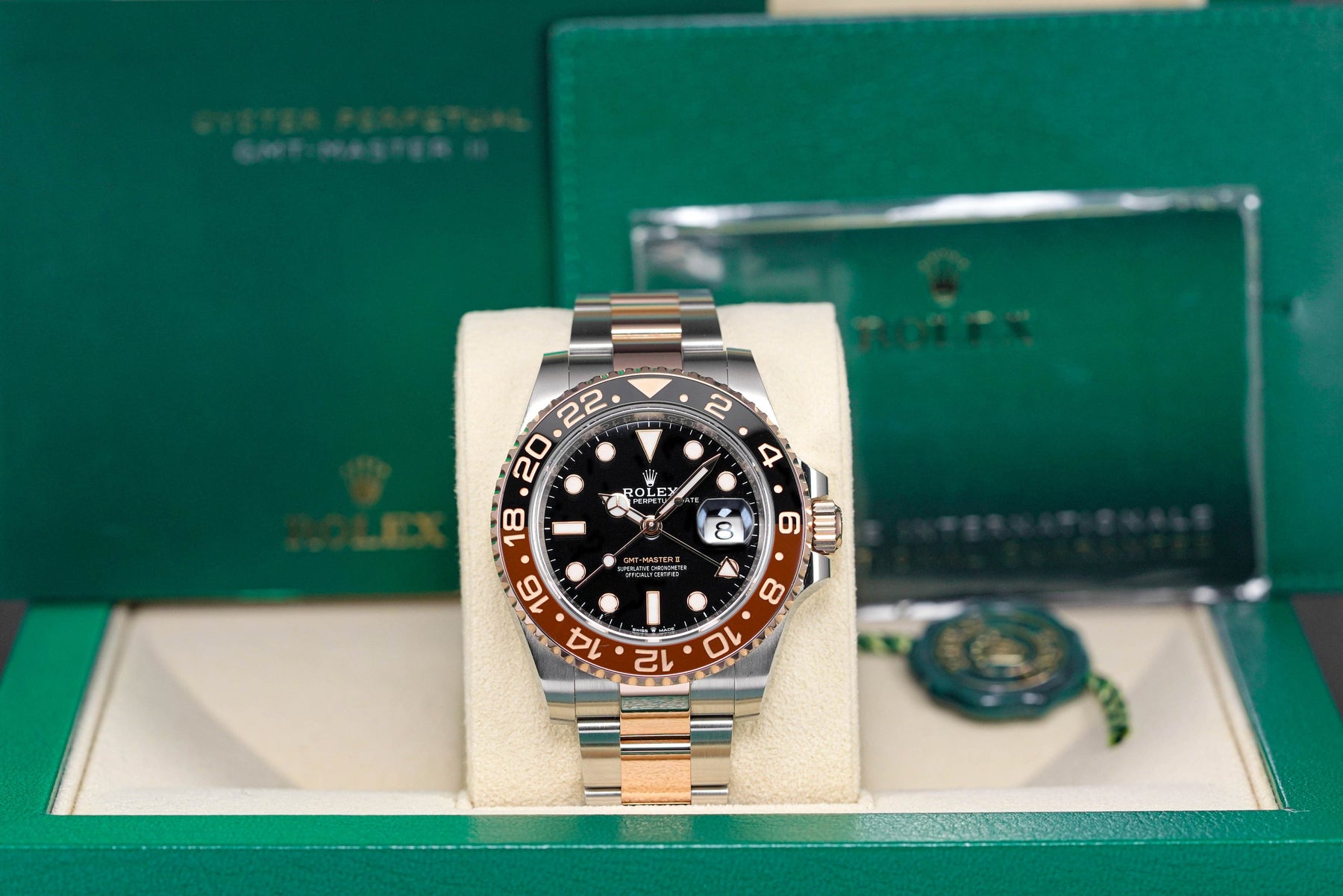 GMT MASTER-II TWOTONE ROSEGOLD ROOTBEER (2021)