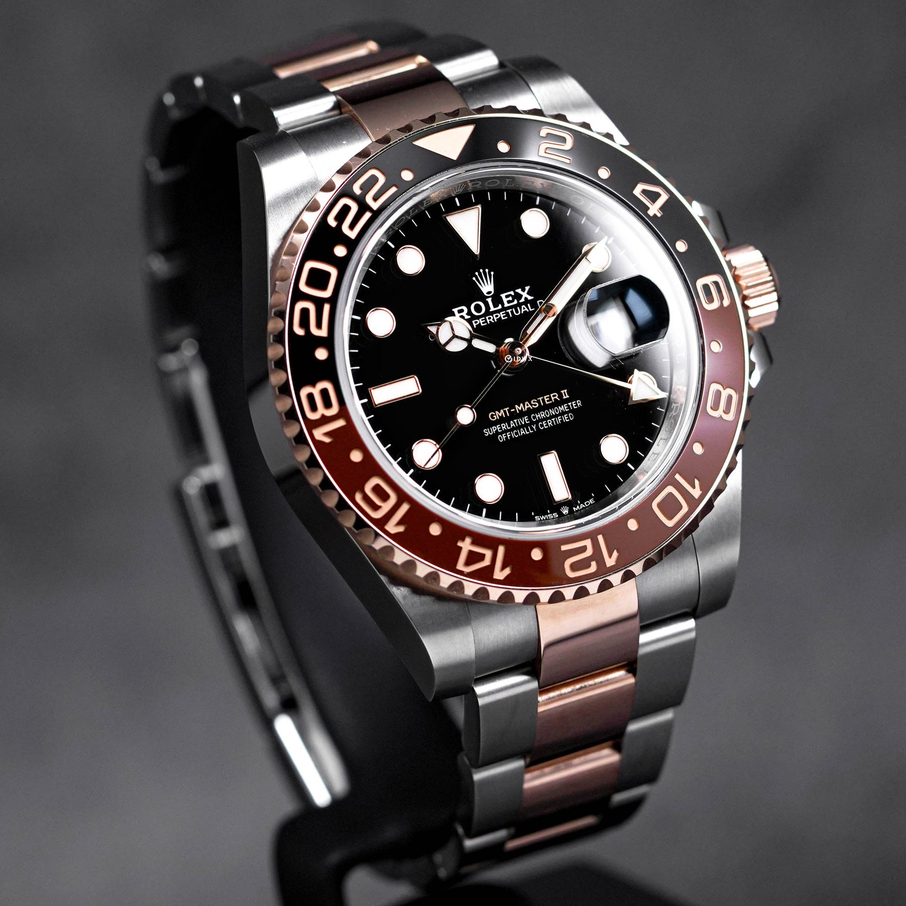 GMT MASTER-II TWOTONE ROSEGOLD ROOTBEER (2021)