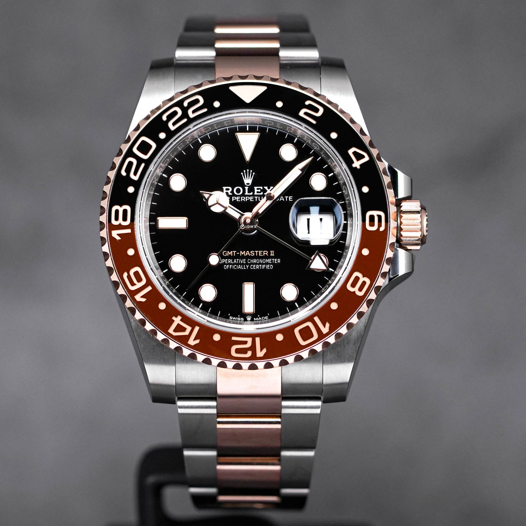 GMT MASTER-II TWOTONE ROSEGOLD ROOTBEER (2021)