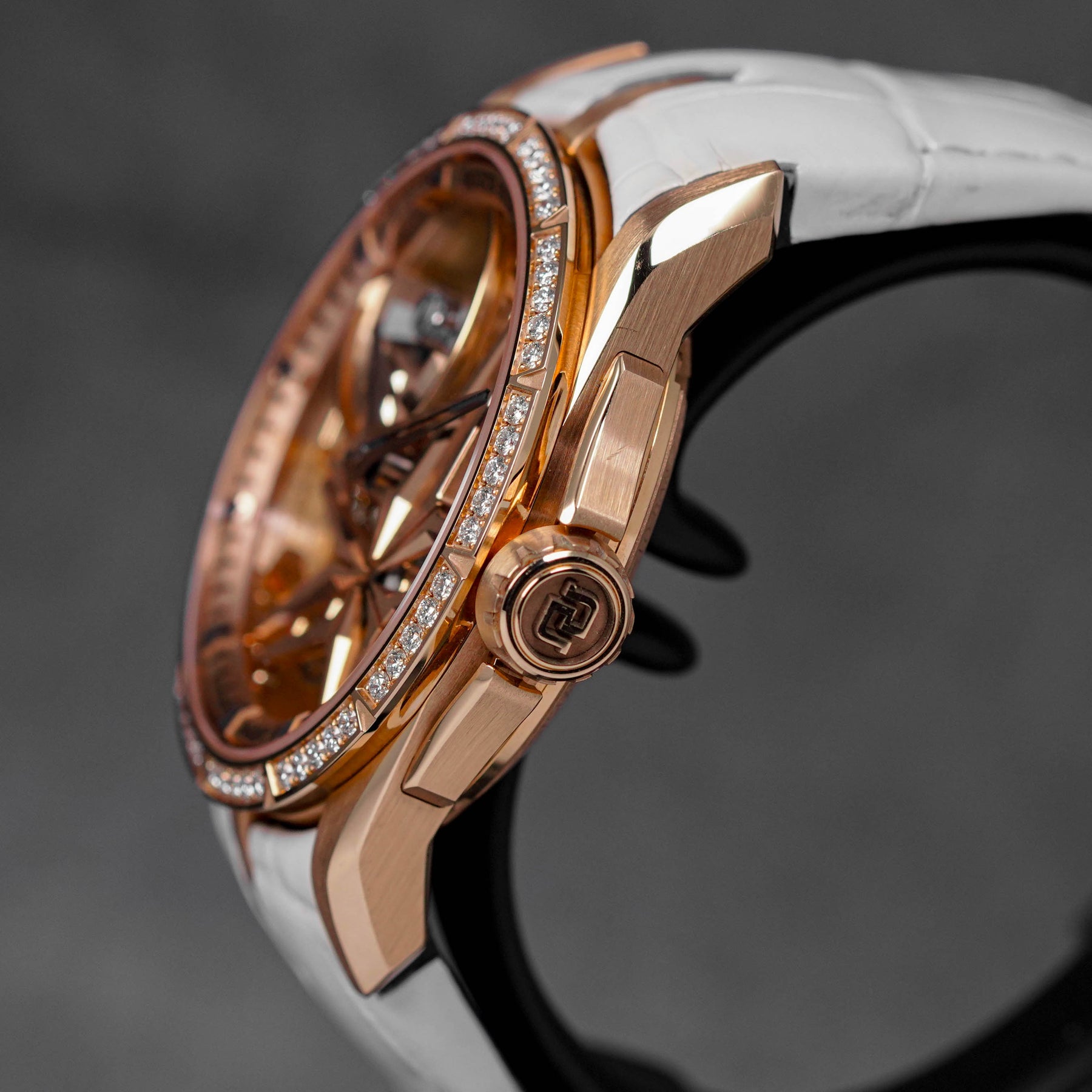 EXCALIBUR MONOBALANCIER 42MM ROSEGOLD DIAMOND BEZEL (2023)