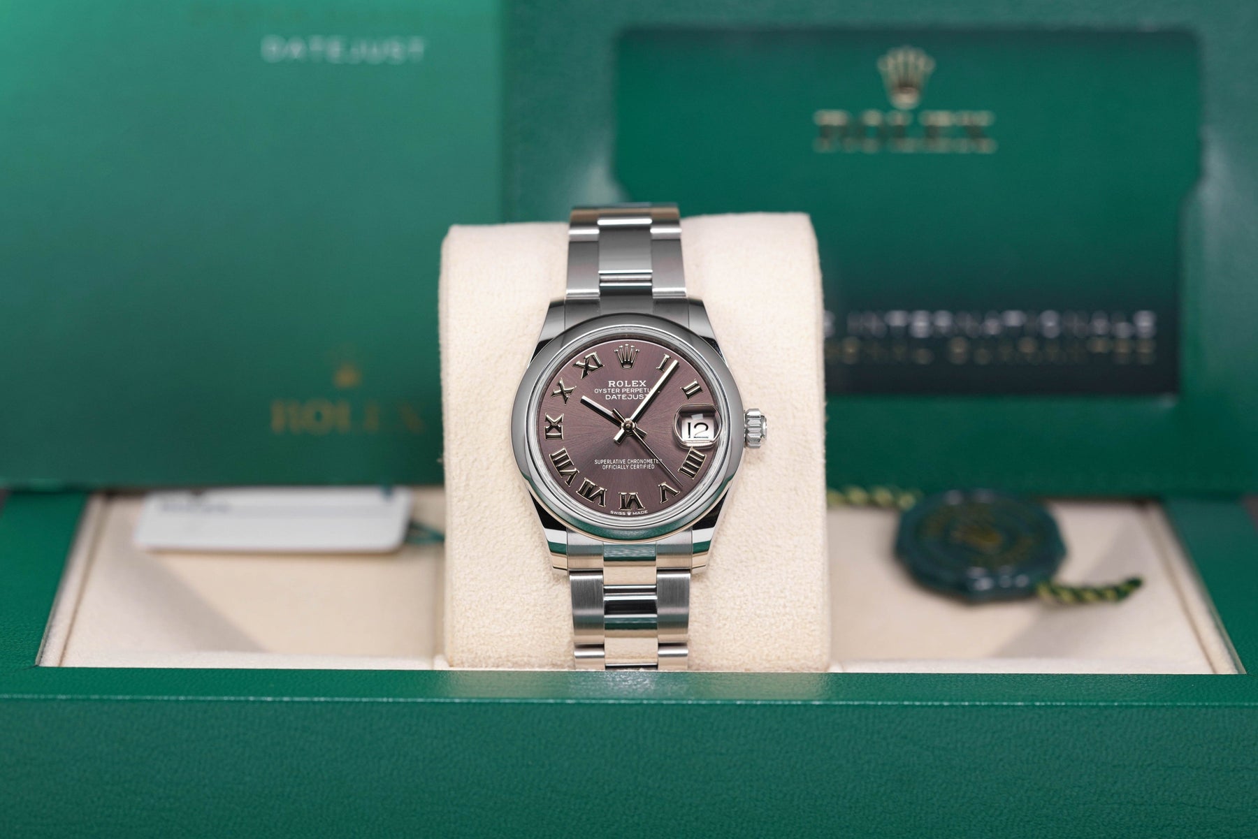 DATEJUST 31MM DARK GREY ROMAN DIAL (2021)