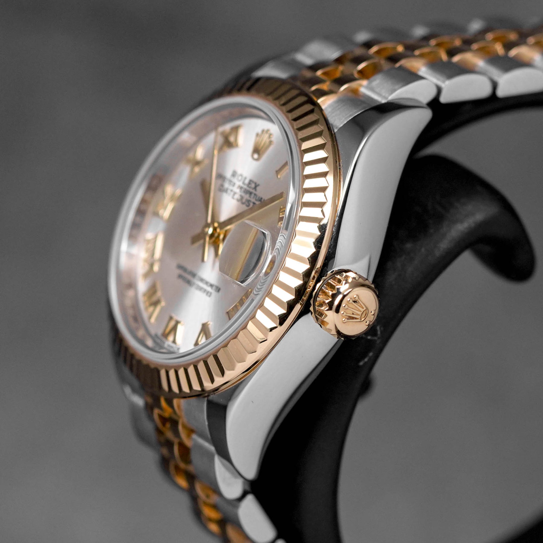 Harga Rolex Datejust 28 Yellowgold Silver Roman Indonesia