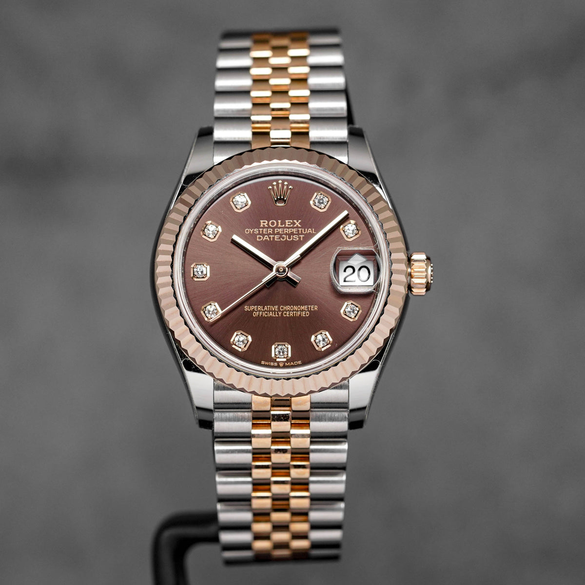 Harga Rolex Datejust 31 Rosegold Choco Indonesia