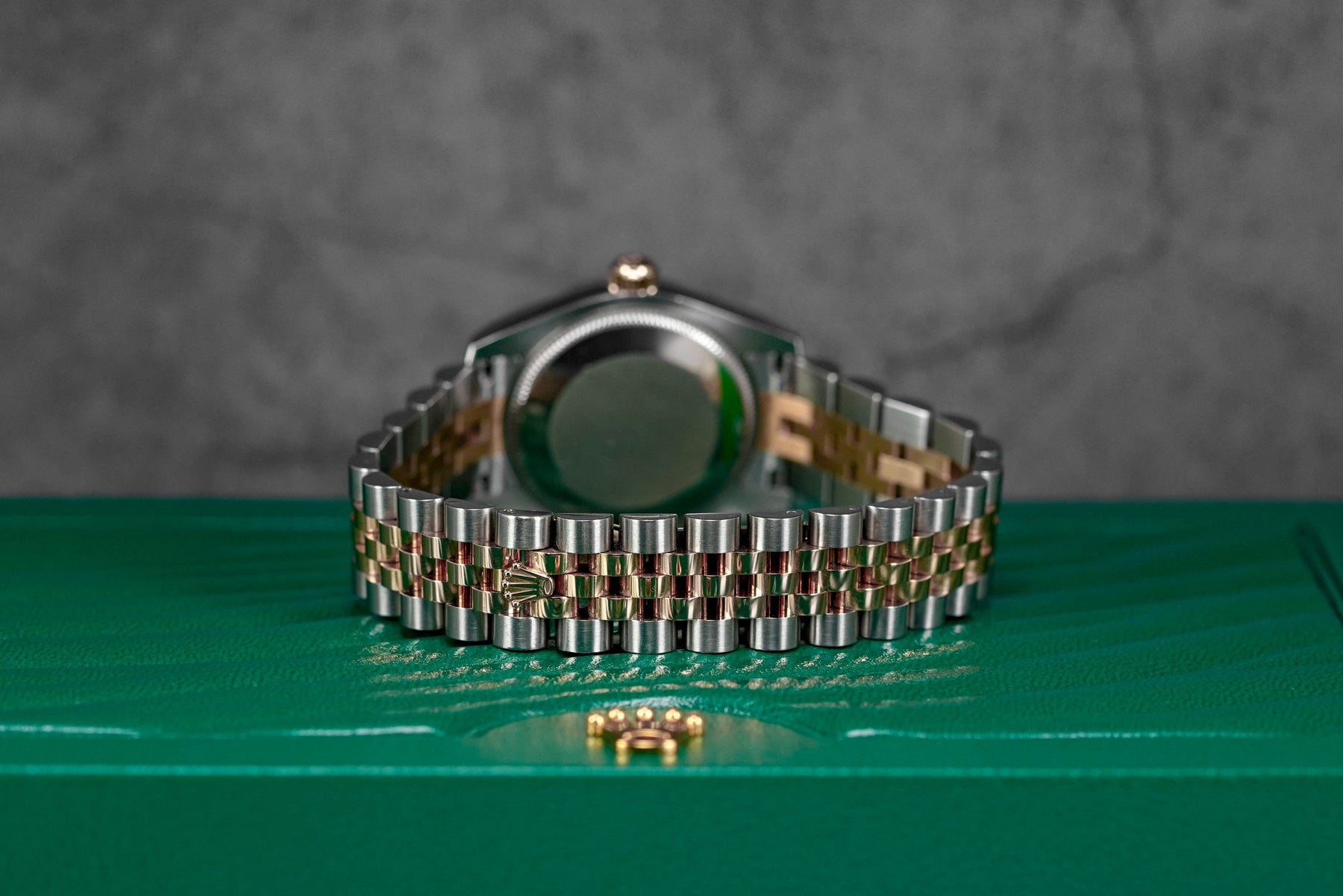 DATEJUST 31MM TWOTONE ROSEGOLD PINK COMPUTERIZED DIAMOND DIAL (2019)