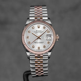 Harga Rolex Datejust 31 Twotone Rosegold Silver Diamond Indonesia