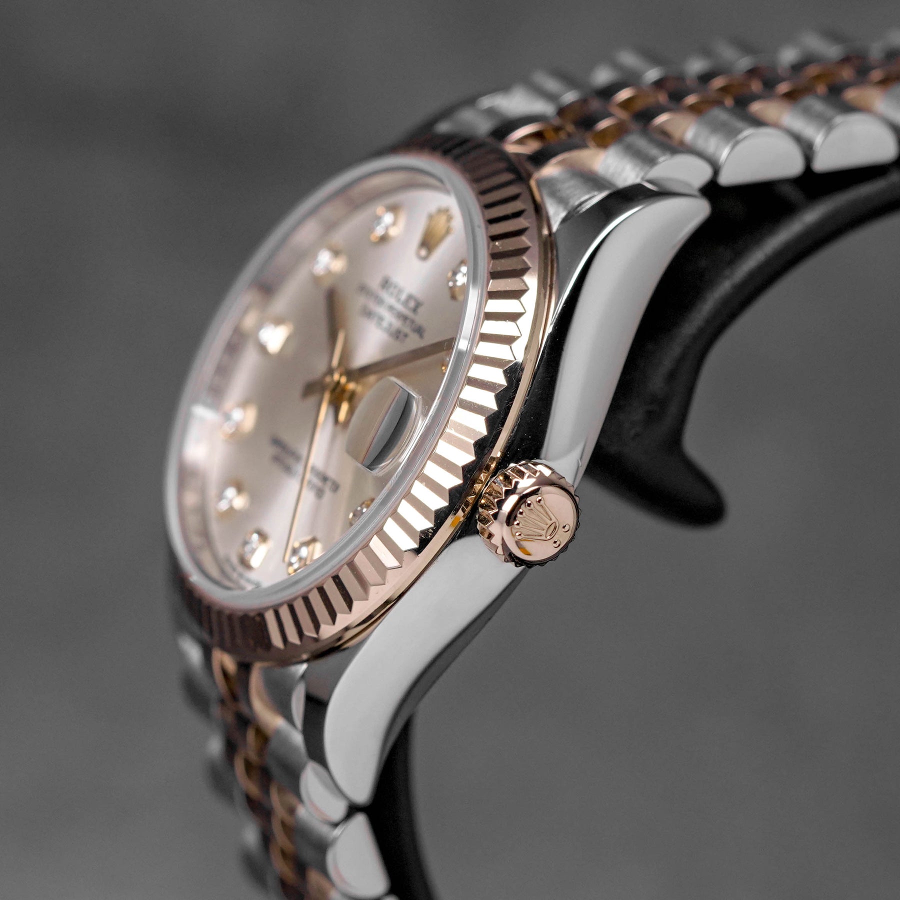 Harga Rolex Datejust 31 Twotone Rosegold Silver Diamond Indonesia