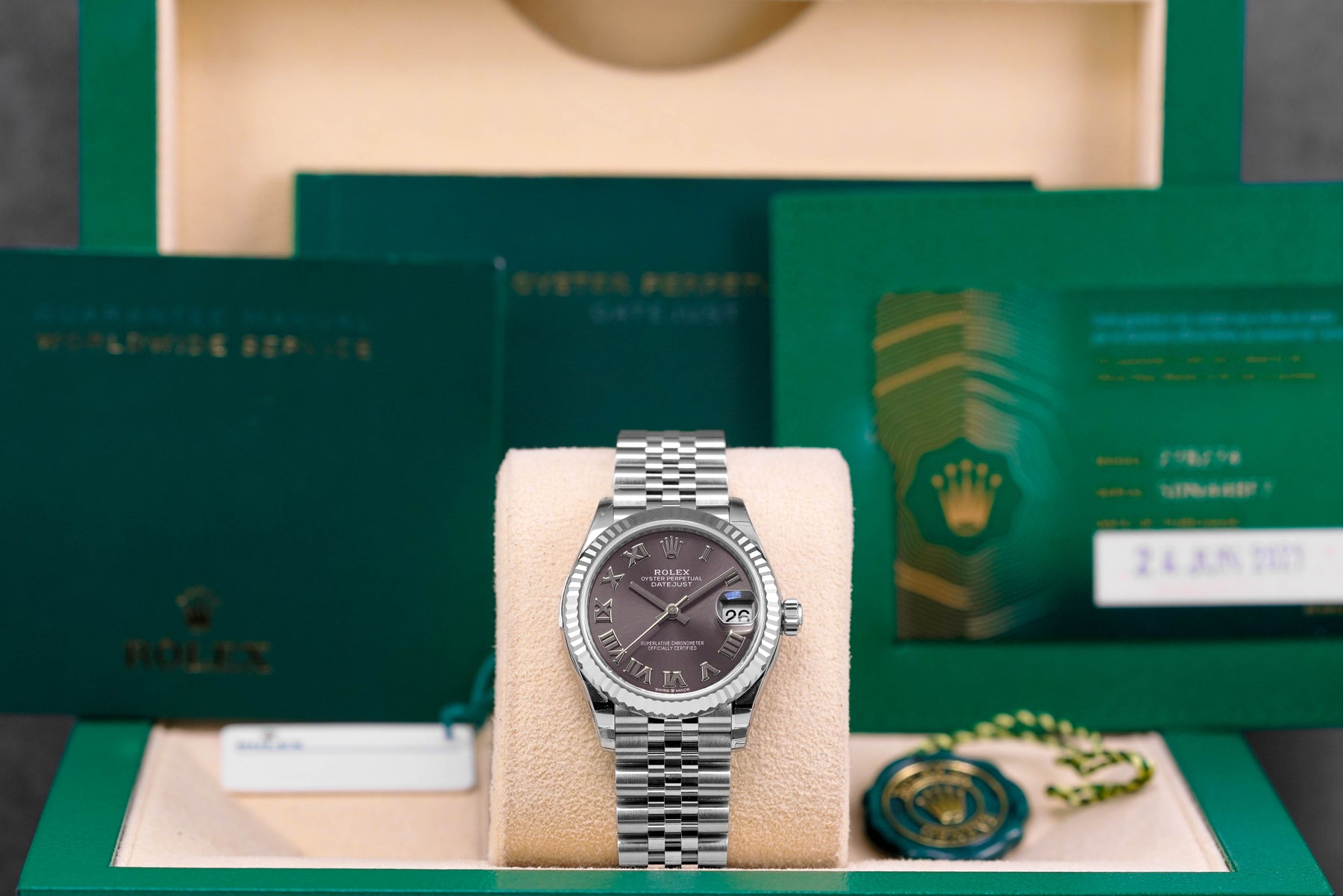 Harga Rolex Datejust 31mm Dark Grey Indonesia