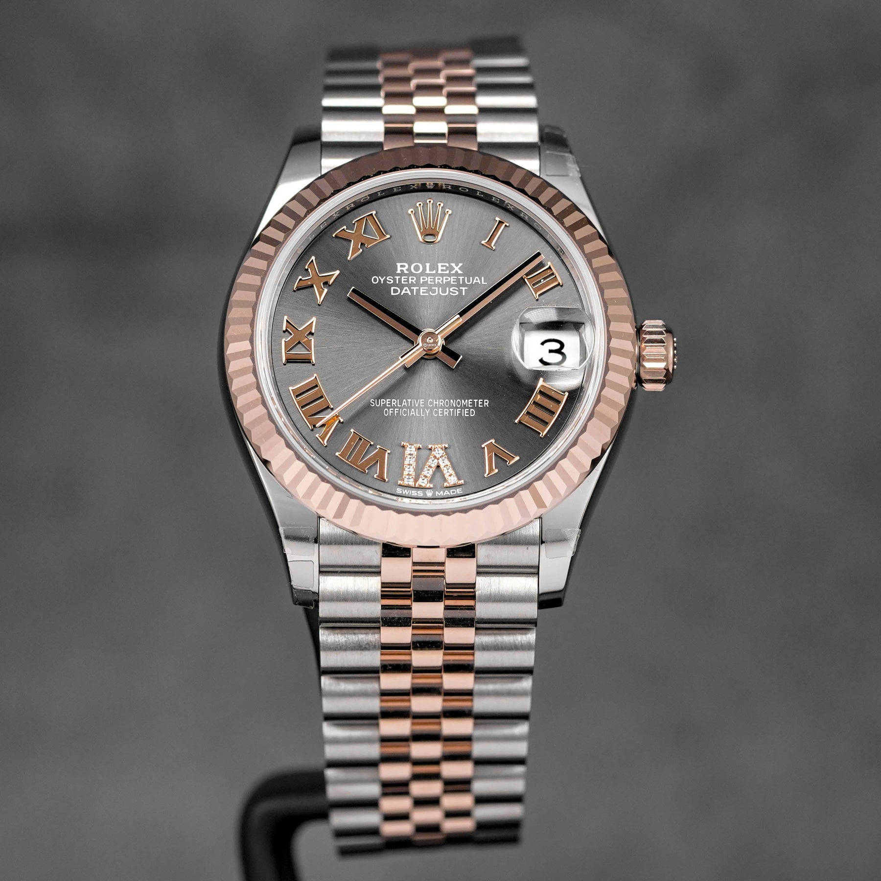 Harga Rolex Datejust 31mm Rosegold Rhodium Indonesia