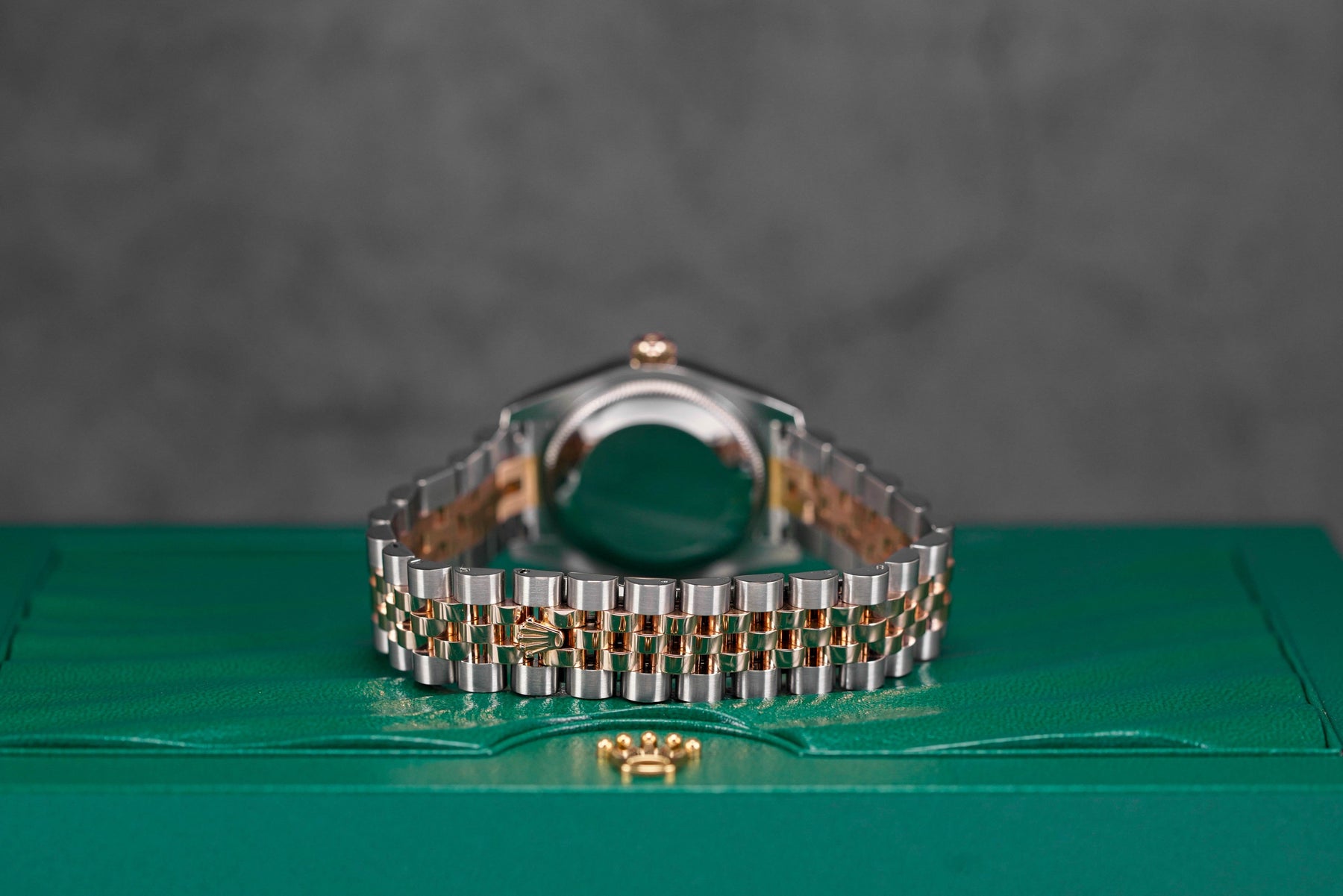 DATEJUST 31MM TWOTONE ROSEGOLD SILVER DIAMOND DIAL (2018)