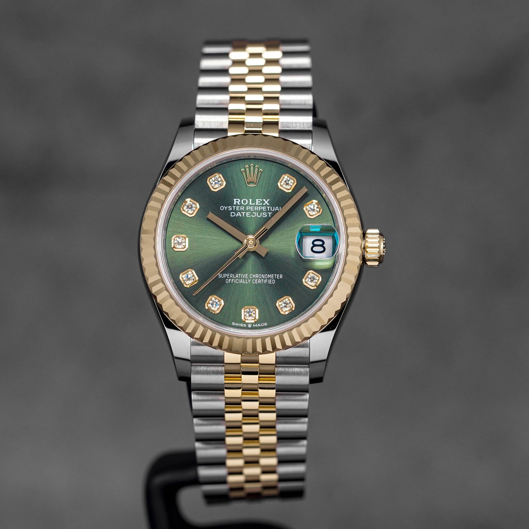 Harga Rolex Datejust 31mm Twotone Olive Green donesia Terbaru