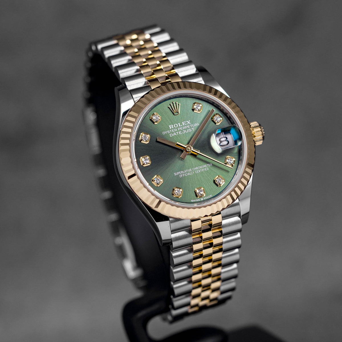 Harga Rolex Datejust 31mm Twotone Olive Green donesia Terbaru