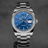DATEJUST 36MM ROULETTE DATE WHEEL BLUE DIAL (2017)
