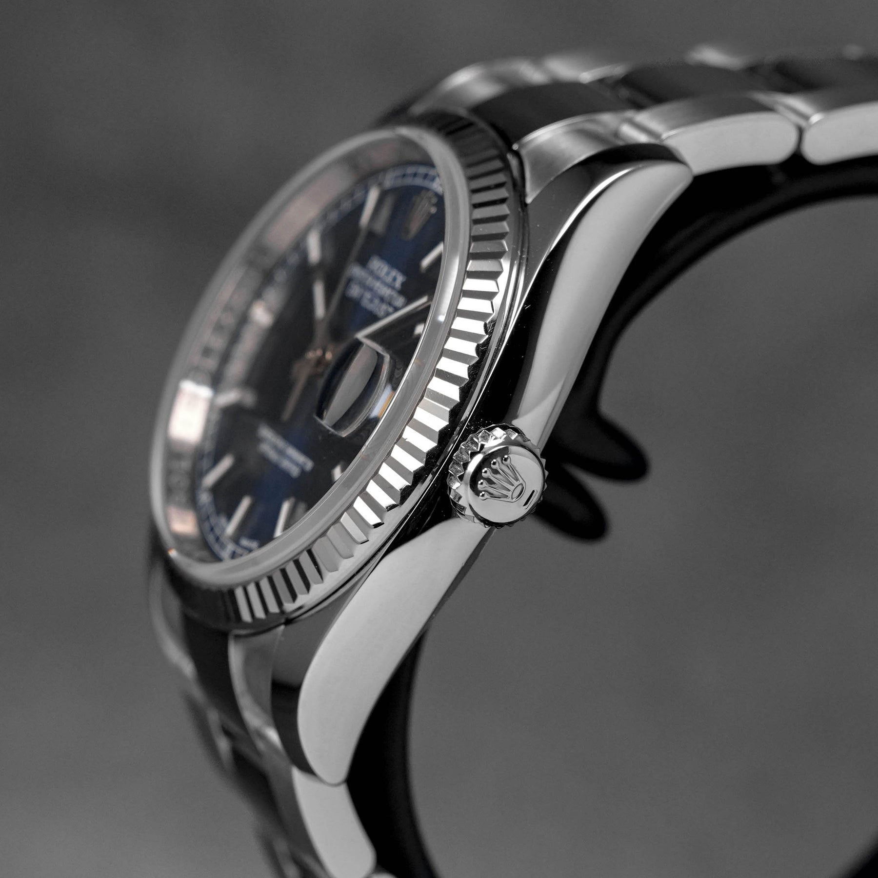 DATEJUST 36MM ROULETTE DATE WHEEL BLUE DIAL (2017)