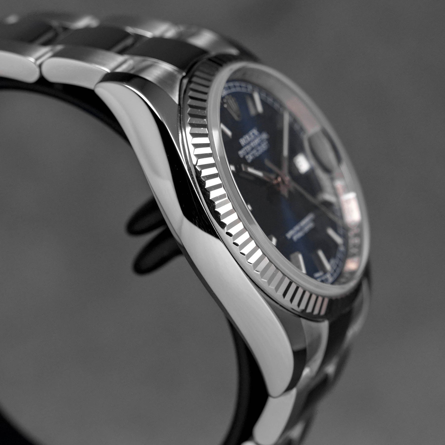 DATEJUST 36MM ROULETTE DATE WHEEL BLUE DIAL (2017)