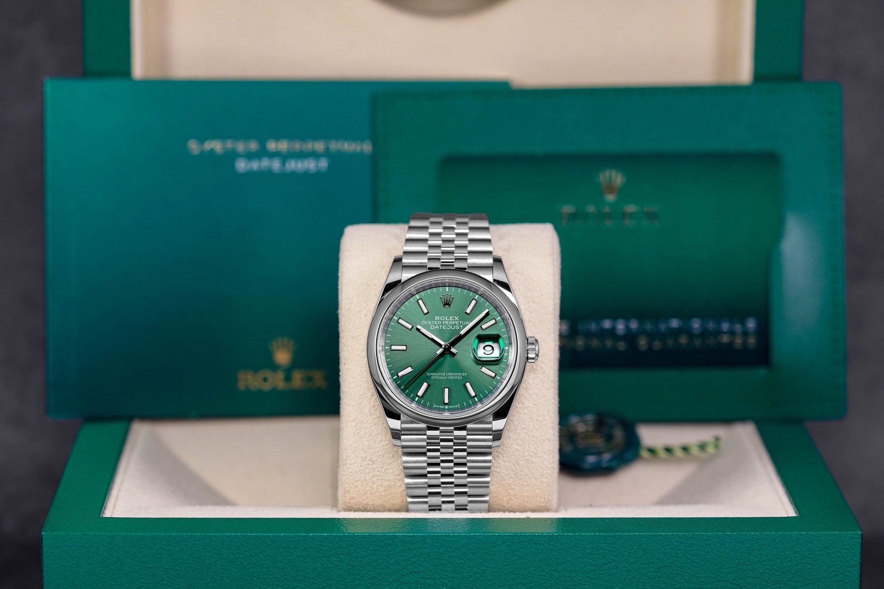 DATEJUST 36MM MINT GREEN DIAL (2022)