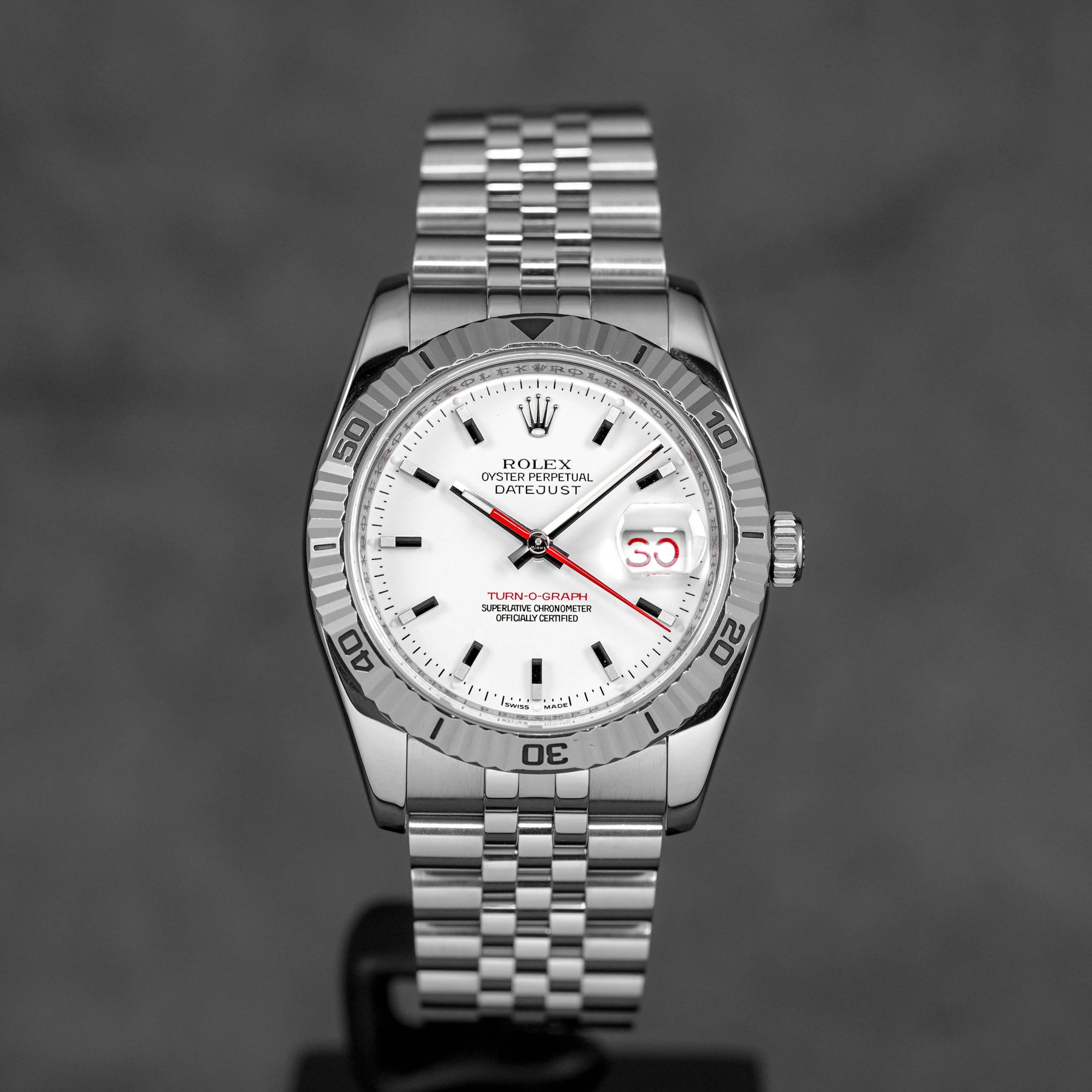 Harga Rolex-Datejust 36 Turn O Graph White Indonesia