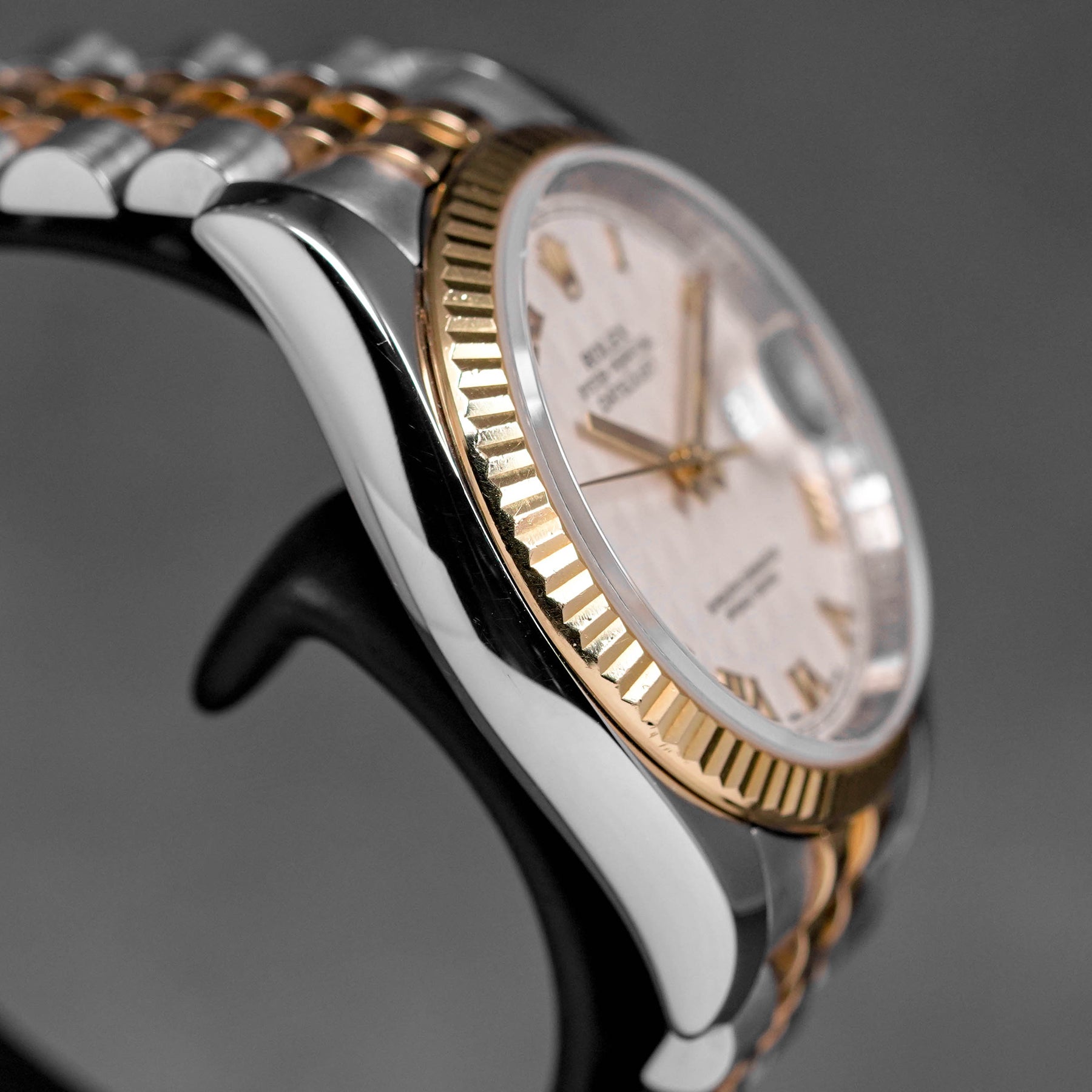 Harga Rolex Datejust 36mm Ivory Pyramid Roman