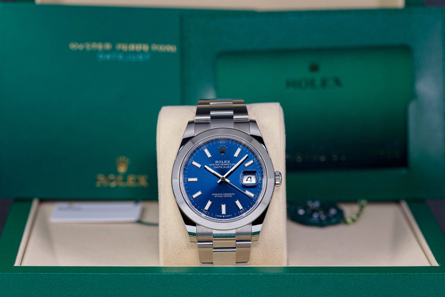DATEJUST 41MM BLUE DIAL (2025)